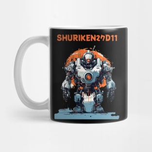 Futuristic Combat Robots Names of Power Shuriken 27D11 Mug